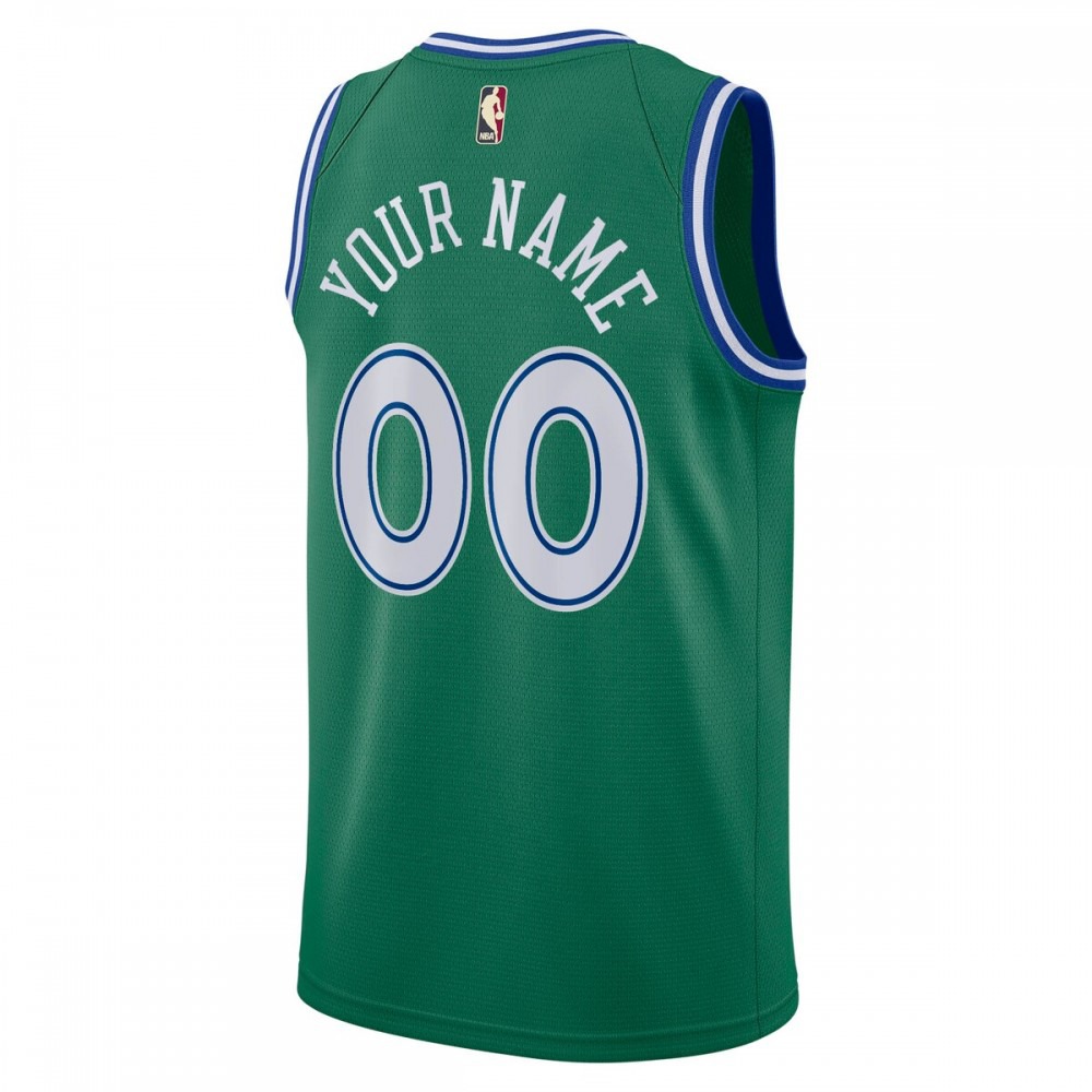 Dallas Mavericks 2020/21 Hardwood Classics Swingman Custom Jersey - Green-Pro Kit Vault | Brand New 26/27 Sports Jerseys